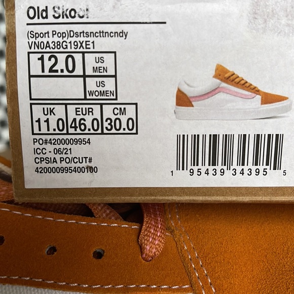 Vans Old Skool Sport Pop Desert Sun/Cotton Candy Men’s sneakers - Picture 16 of 16